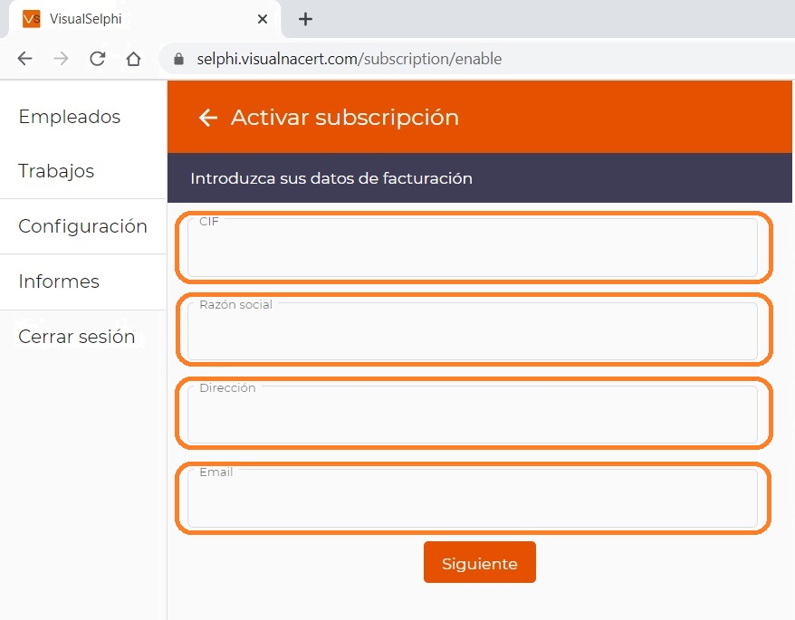 paso 4 datos facturacion